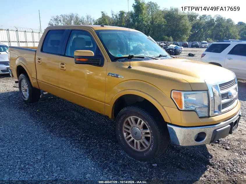 FORD F-150 2009, VIN 1FTPW14V49FA17659