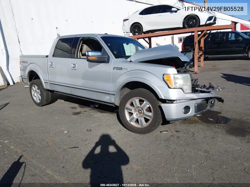 FORD F-150 2009, VIN 1FTPW14V29FB05528