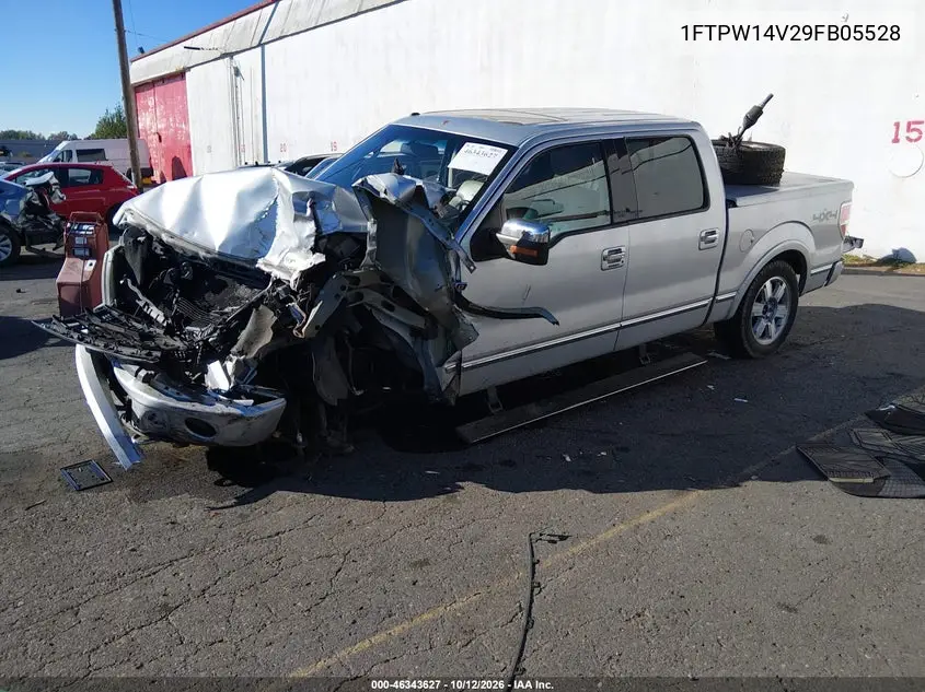 2009 FORD F-150 VIN 1FTPW14V29FB05528 — фото 2