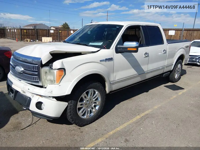 2009 FORD F-150 VIN 1FTPW14V09FA44468 — фото 2
