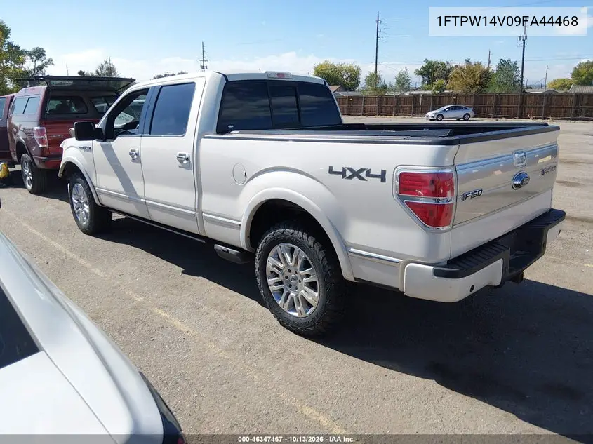 2009 FORD F-150 VIN 1FTPW14V09FA44468 — фото 3