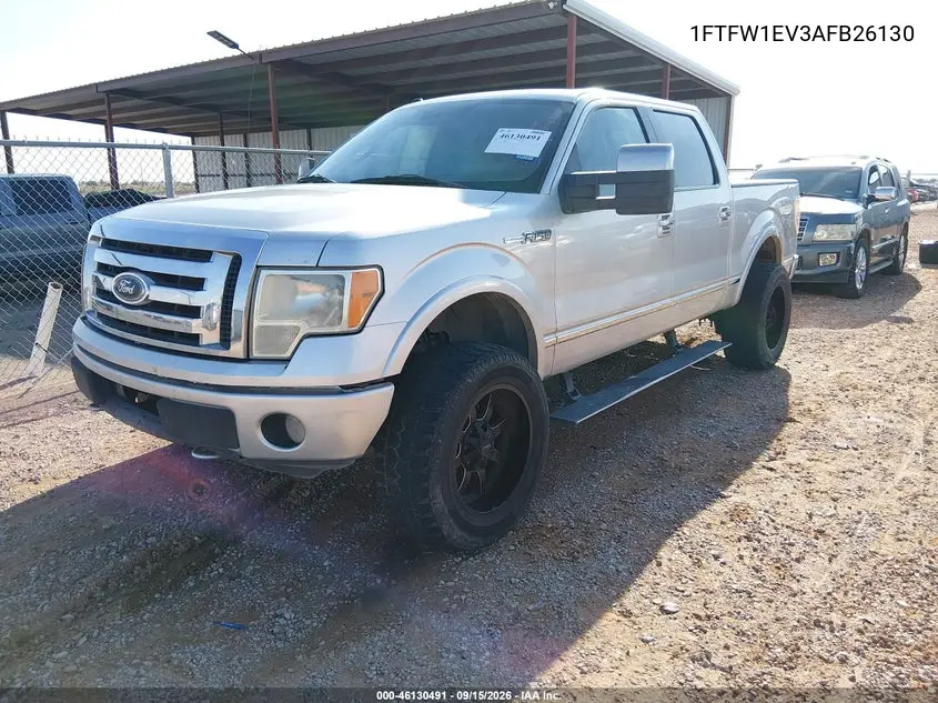 2010 FORD F-150 VIN 1FTFW1EV3AFB26130 — фото 2