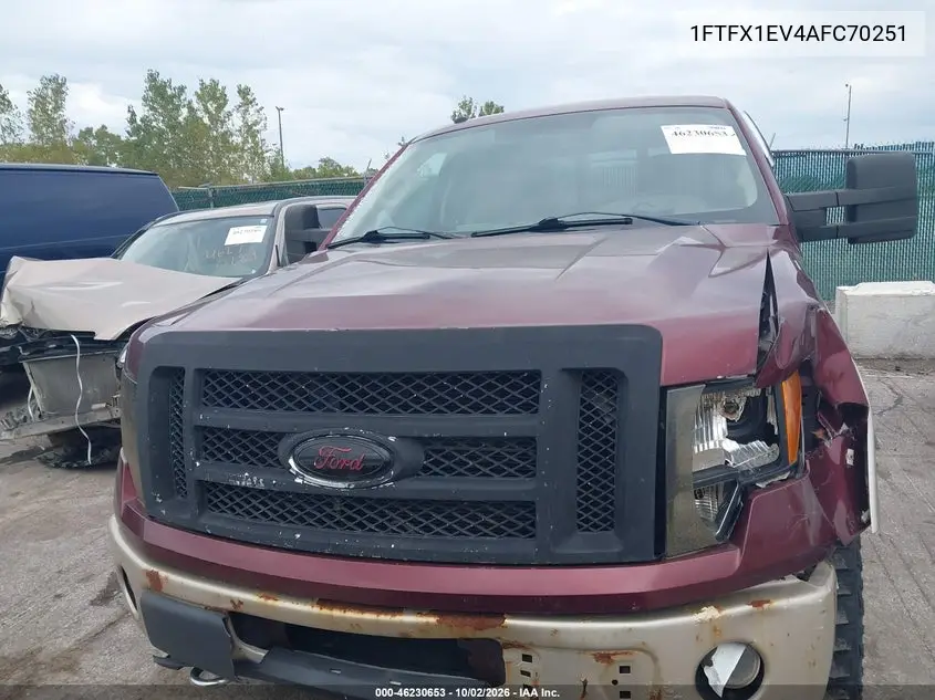 2010 FORD F-150 VIN 1FTFX1EV4AFC70251 — фото 12