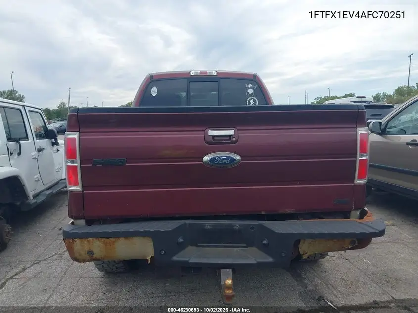 2010 FORD F-150 VIN 1FTFX1EV4AFC70251 — фото 16