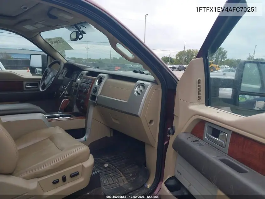2010 FORD F-150 VIN 1FTFX1EV4AFC70251 — фото 5