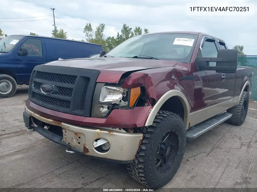 2010 FORD F-150 VIN 1FTFX1EV4AFC70251 — фото 6