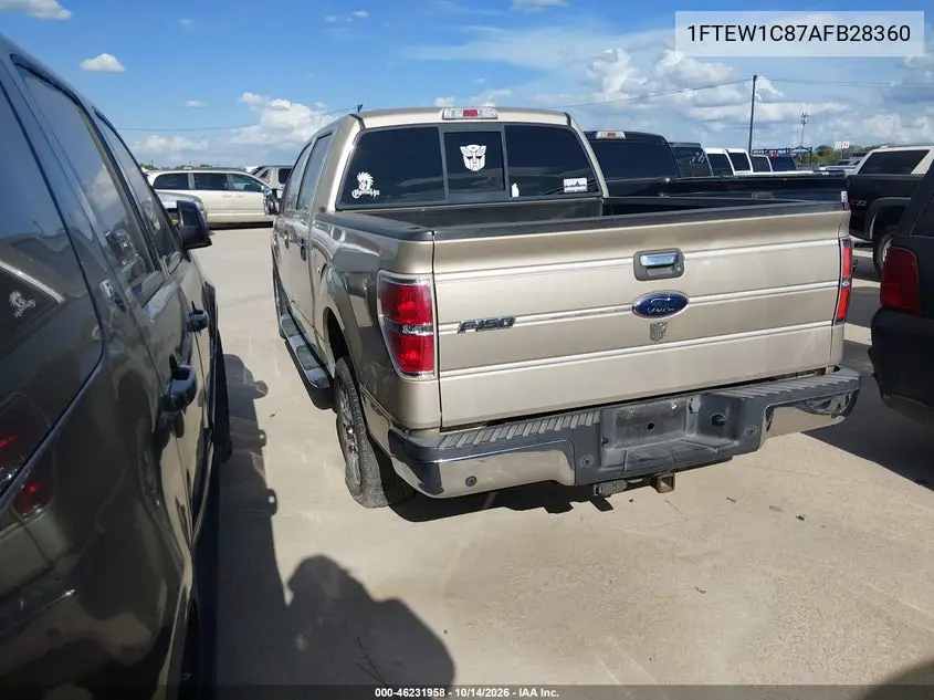 2010 FORD F-150 VIN 1FTEW1C87AFB28360 — фото 3