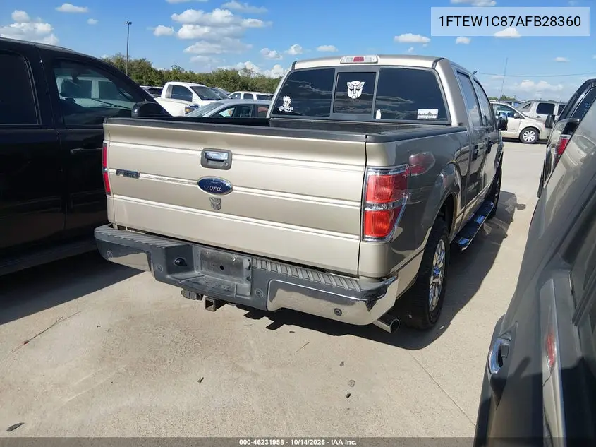 2010 FORD F-150 VIN 1FTEW1C87AFB28360 — фото 4