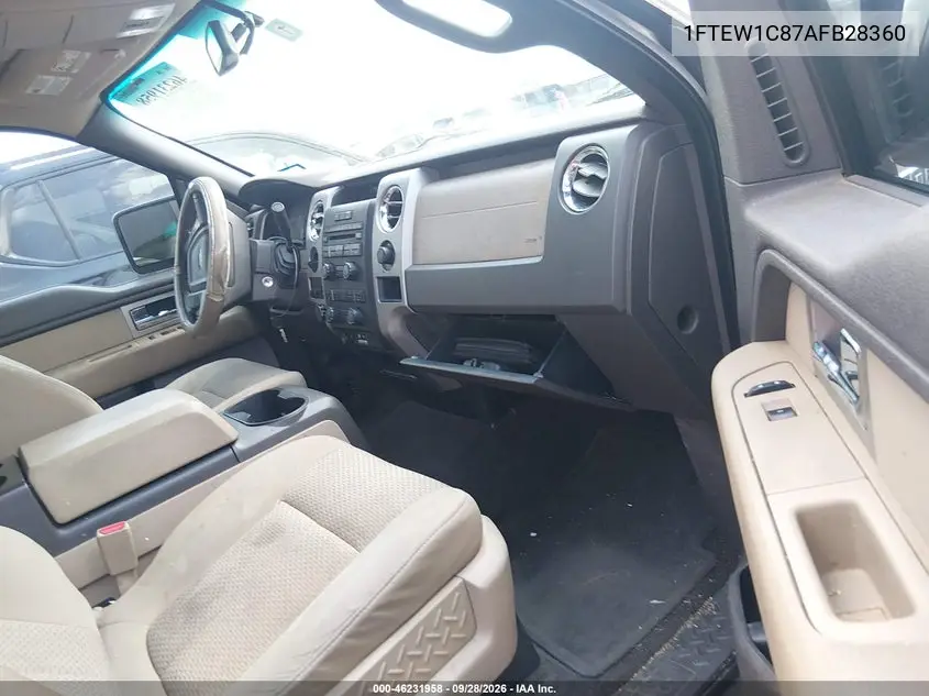 2010 FORD F-150 VIN 1FTEW1C87AFB28360 — фото 5