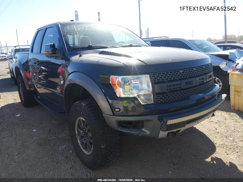 FORD F-150 2010, VIN 1FTEX1EV5AFA52542