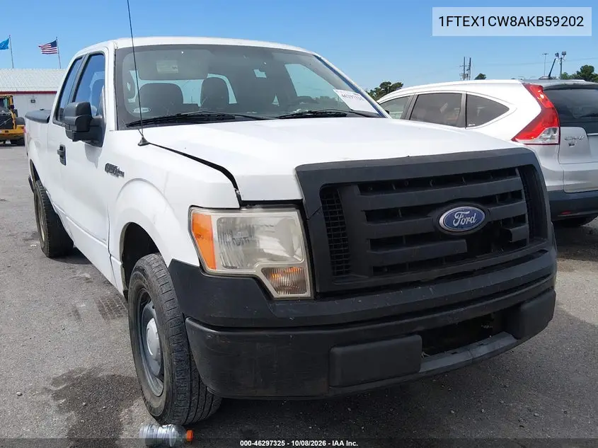 FORD F-150 2010, VIN 1FTEX1CW8AKB59202
