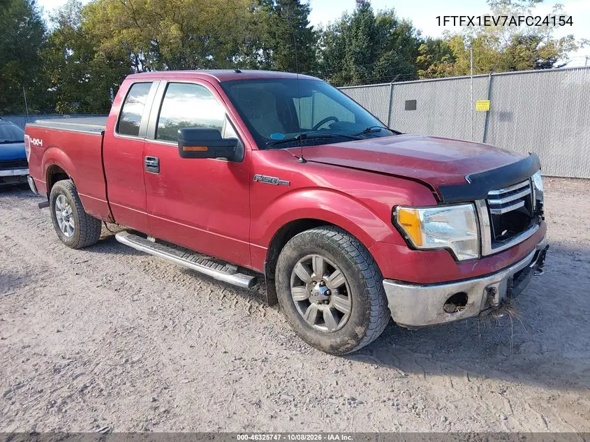 FORD F-150 2010, VIN 1FTFX1EV7AFC24154