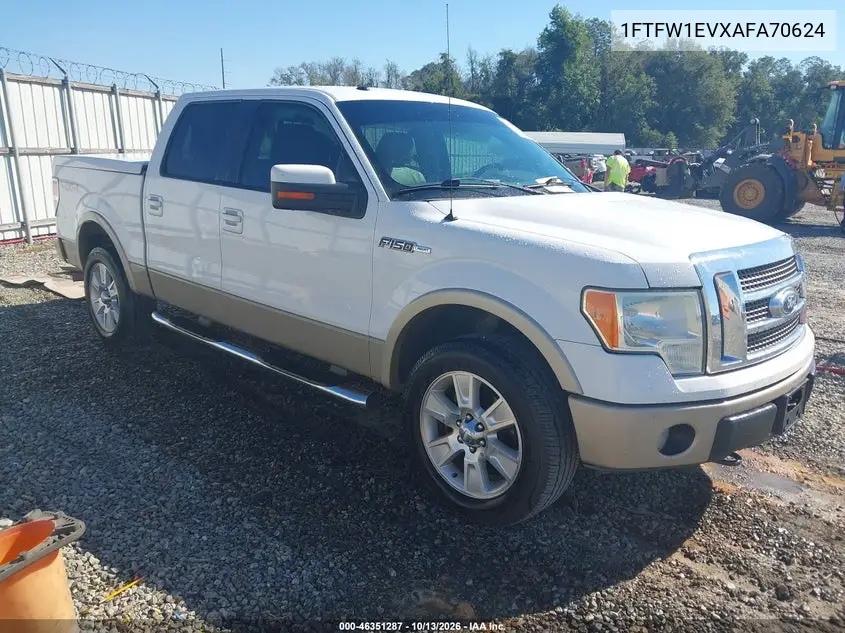 FORD F-150 2010, VIN 1FTFW1EVXAFA70624