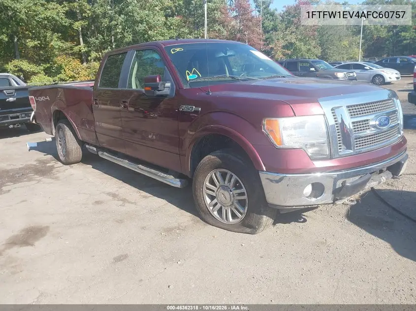 FORD F-150 2010, VIN 1FTFW1EV4AFC60757