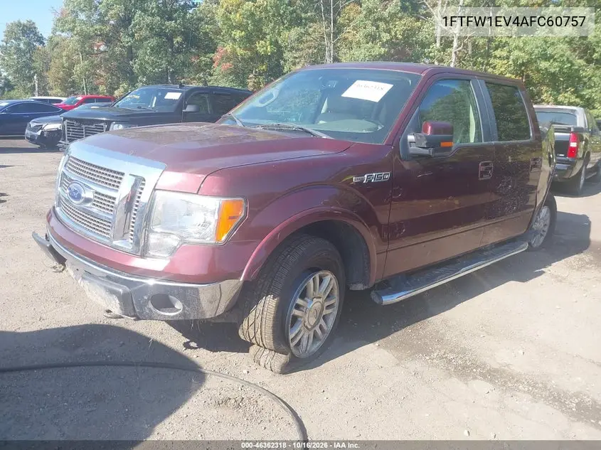 2010 FORD F-150 VIN 1FTFW1EV4AFC60757 — фото 2