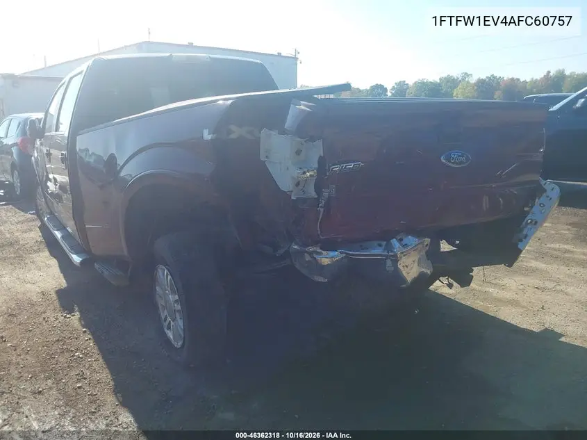 2010 FORD F-150 VIN 1FTFW1EV4AFC60757 — фото 3