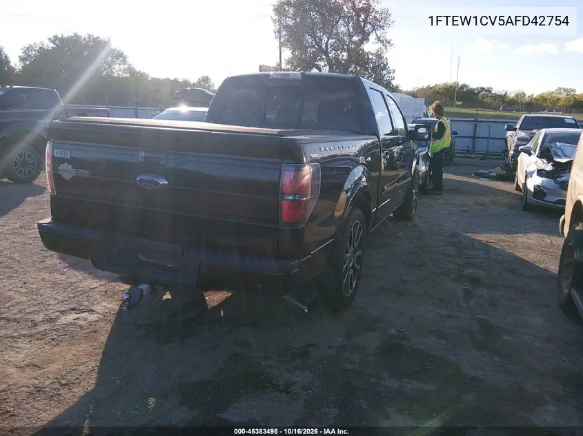2010 FORD F-150 VIN 1FTEW1CV5AFD42754 — фото 4