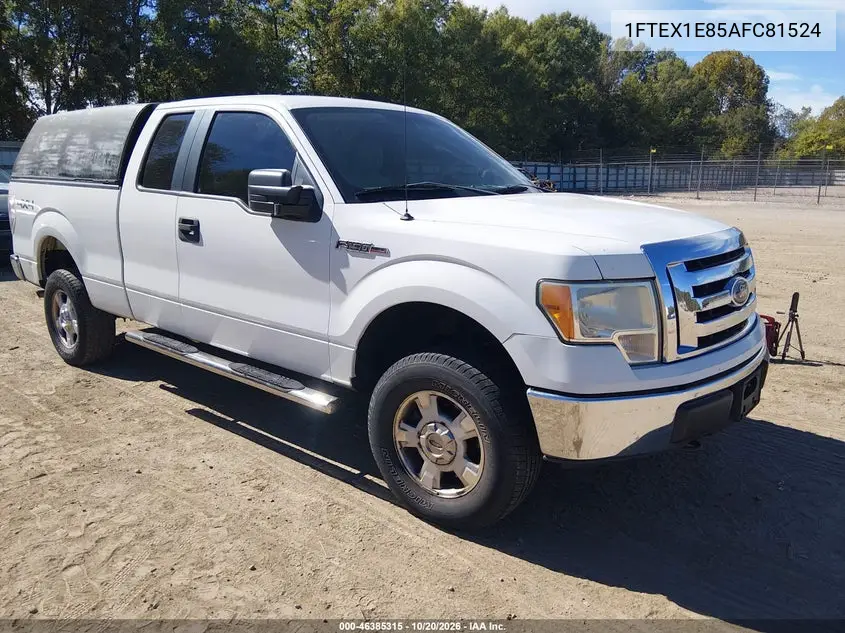 FORD F-150 2010, VIN 1FTEX1E85AFC81524