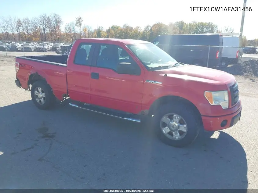 FORD F-150 2010, VIN 1FTEX1CW1AFA31456