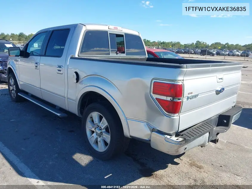 FORD F-150 2010, VIN 1FTFW1CVXAKE36835