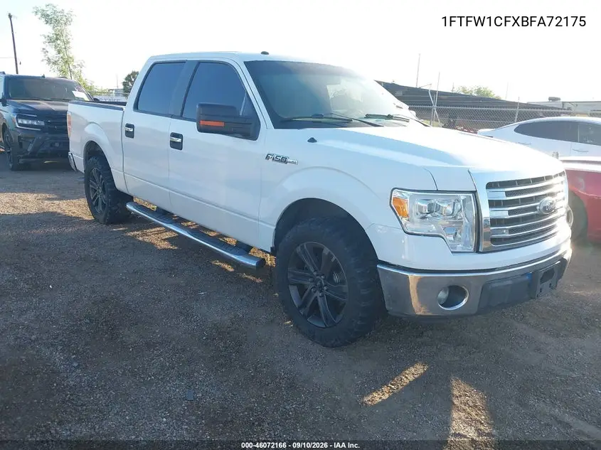 FORD F-150 2011, VIN 1FTFW1CFXBFA72175