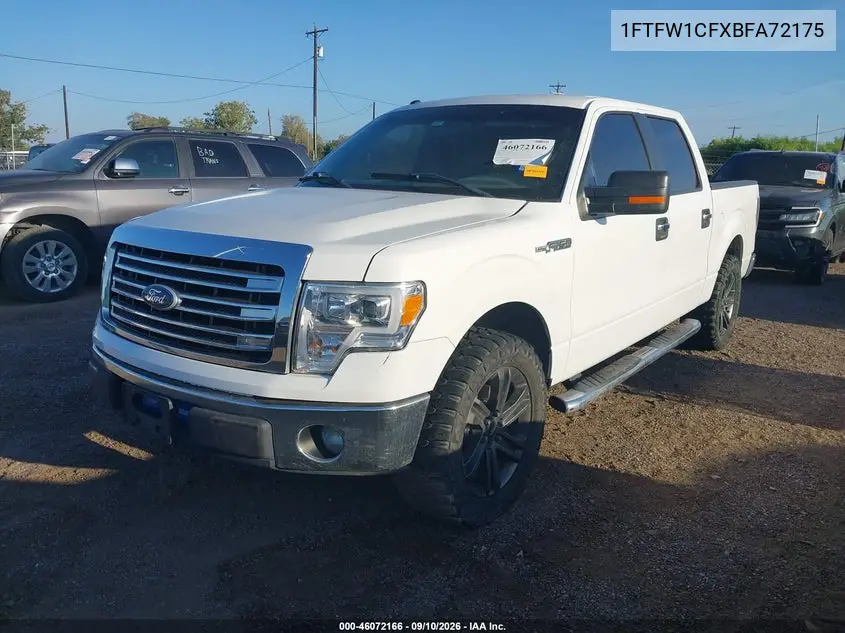 2011 FORD F-150 VIN 1FTFW1CFXBFA72175 — фото 2