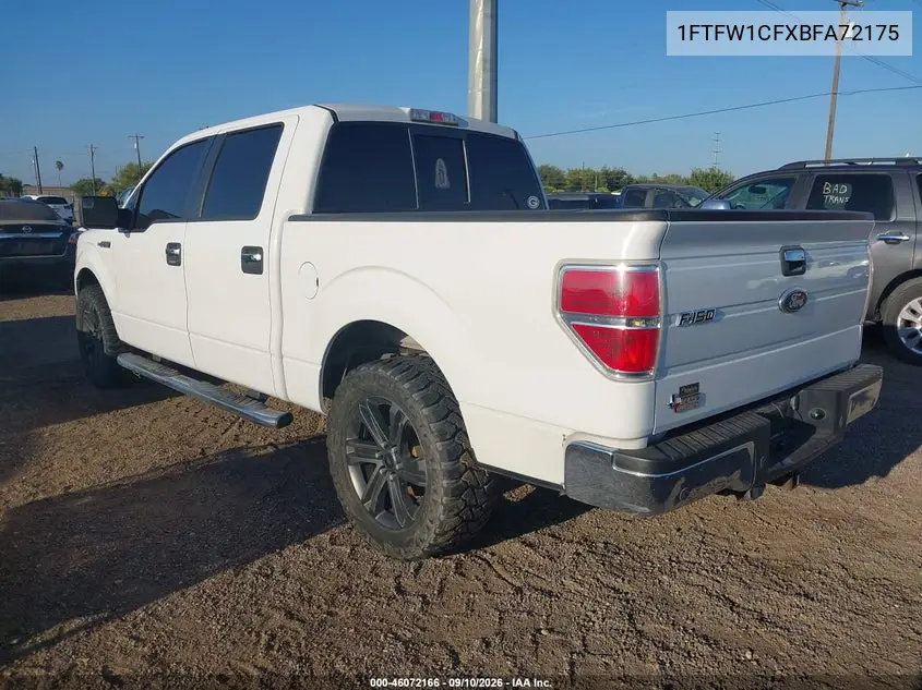 2011 FORD F-150 VIN 1FTFW1CFXBFA72175 — фото 3