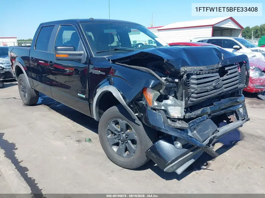 FORD F-150 2011, VIN 1FTFW1ET5BFD33408