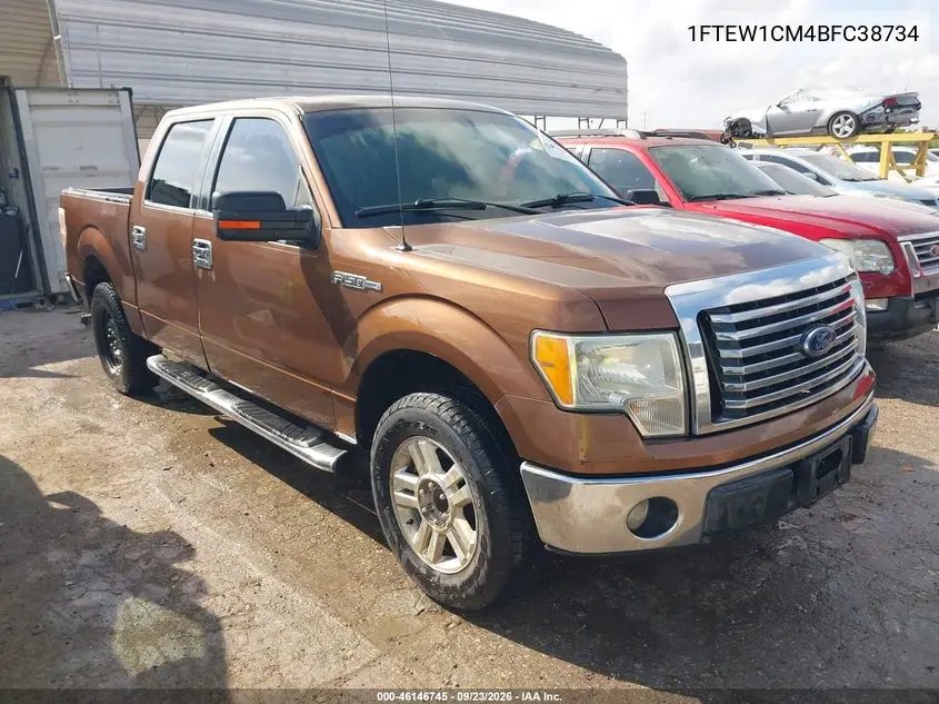 FORD F-150 2011, VIN 1FTEW1CM4BFC38734