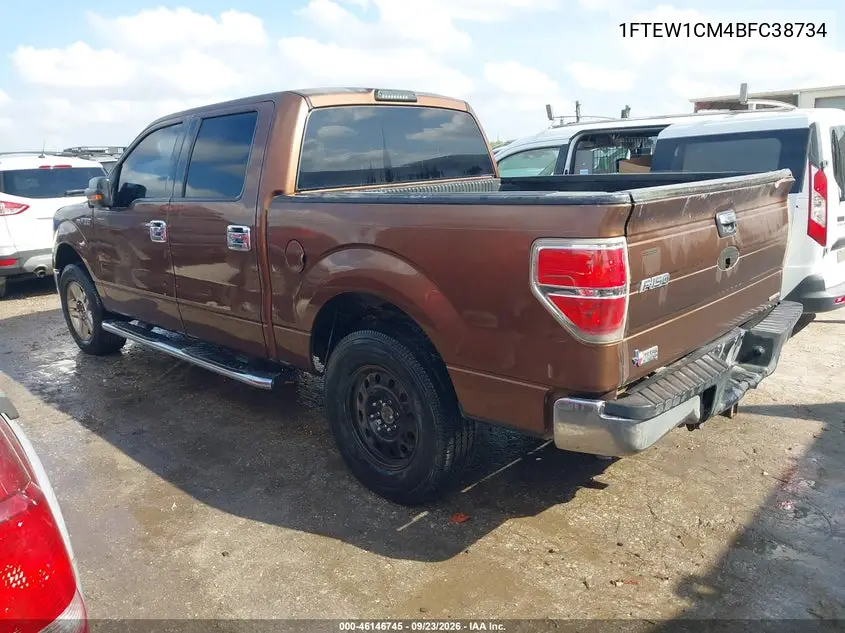 2011 FORD F-150 VIN 1FTEW1CM4BFC38734 — фото 3