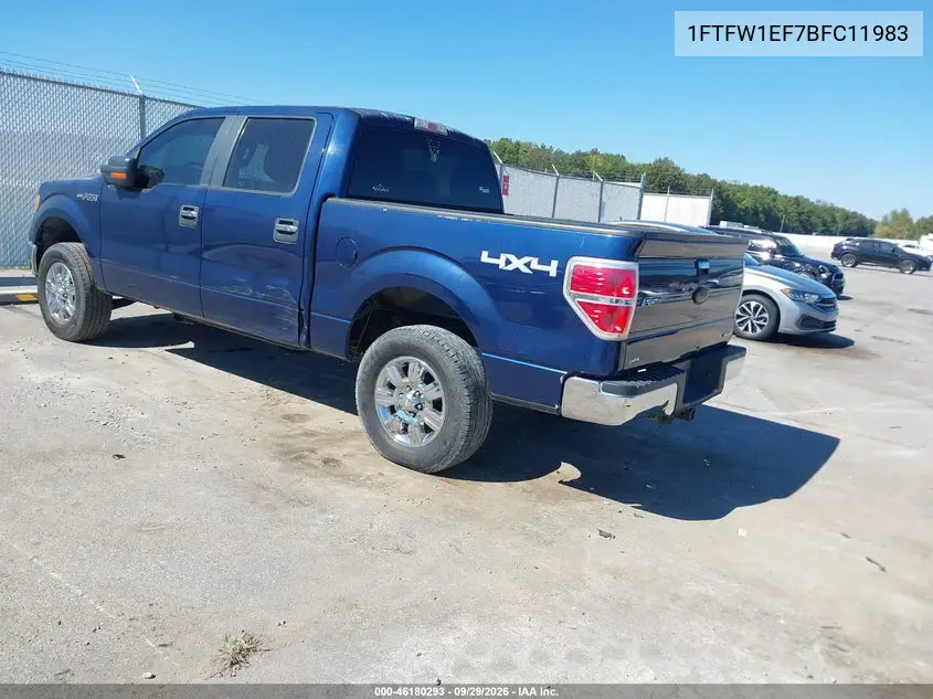 2011 FORD F-150 VIN 1FTFW1EF7BFC11983 — фото 3
