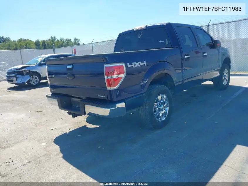 2011 FORD F-150 VIN 1FTFW1EF7BFC11983 — фото 4
