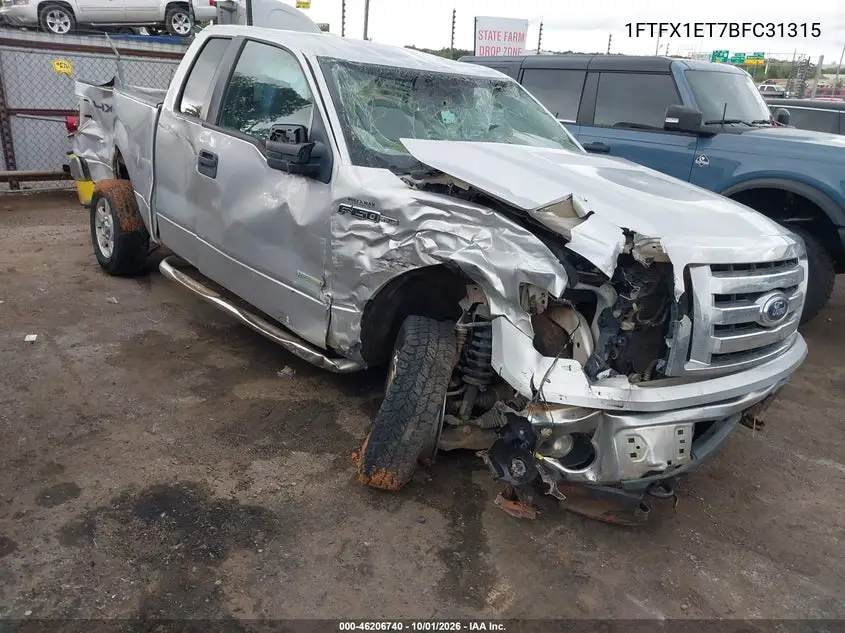 FORD F-150 2011, VIN 1FTFX1ET7BFC31315