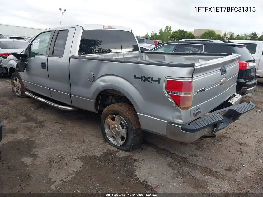 2011 FORD F-150 VIN 1FTFX1ET7BFC31315 — фото 3