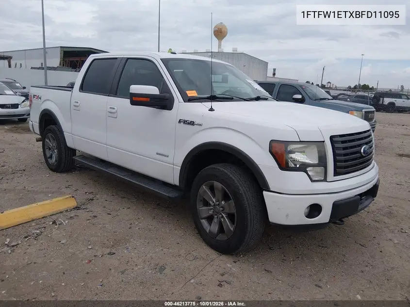 FORD F-150 2011, VIN 1FTFW1ETXBFD11095