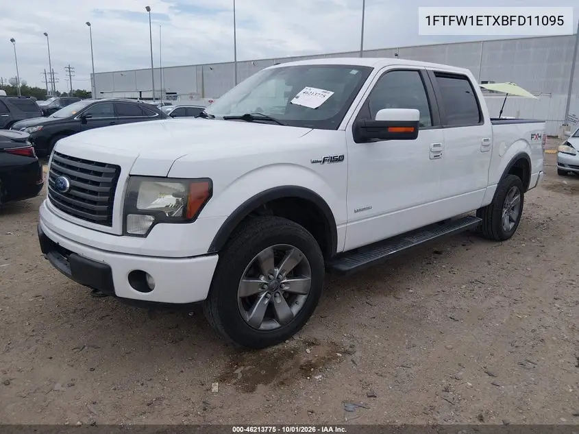 2011 FORD F-150 VIN 1FTFW1ETXBFD11095 — фото 2