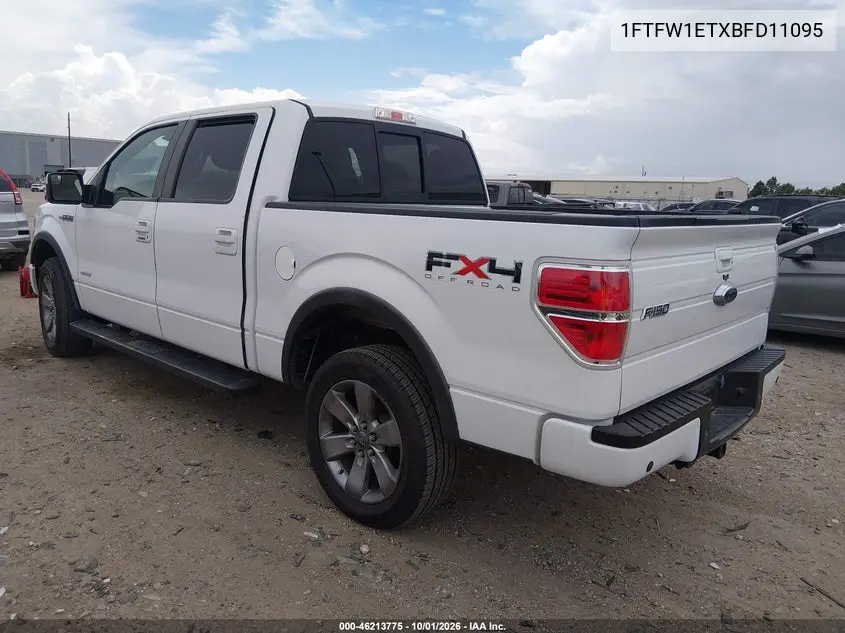 2011 FORD F-150 VIN 1FTFW1ETXBFD11095 — фото 3