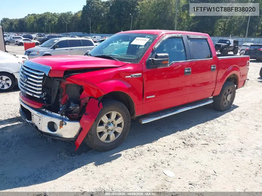 2011 FORD F-150 VIN 1FTFW1CT8BFB38020 — фото 2