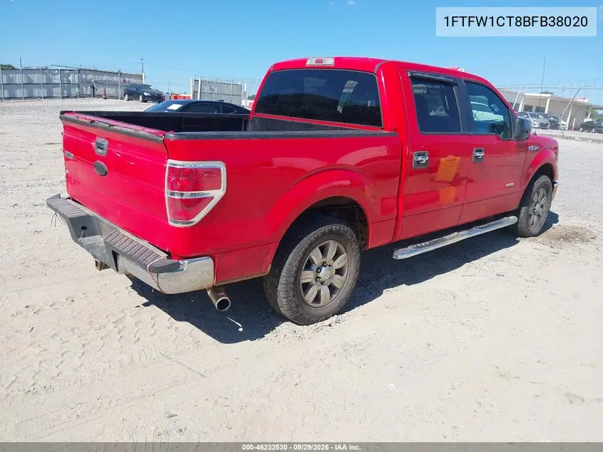 2011 FORD F-150 VIN 1FTFW1CT8BFB38020 — фото 4