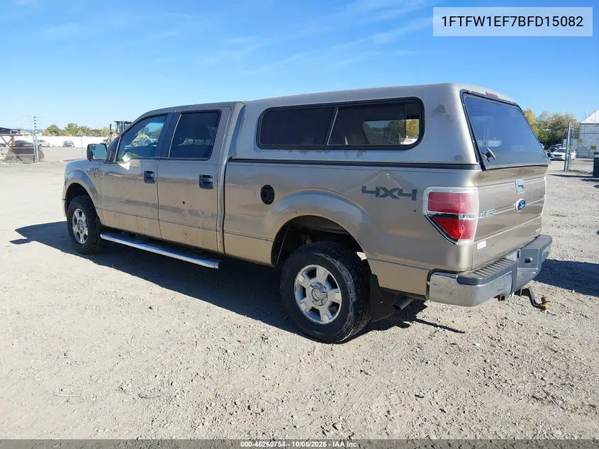 2011 FORD F-150 VIN 1FTFW1EF7BFD15082 — фото 3