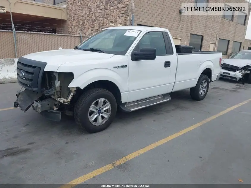 2011 FORD F-150 VIN 1FTMF1CM8BKD65392 — фото 2