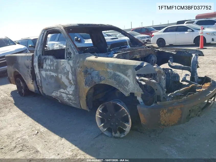 FORD F-150 2011, VIN 1FTMF1CM3BFD37752