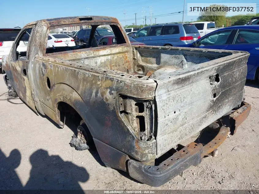2011 FORD F-150 VIN 1FTMF1CM3BFD37752 — фото 3