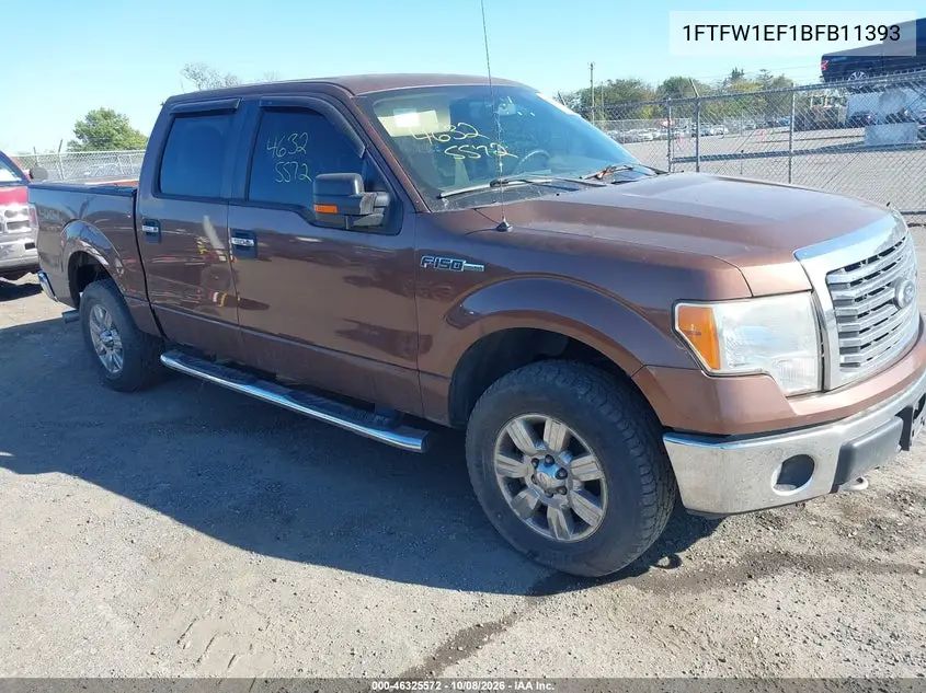 FORD F-150 2011, VIN 1FTFW1EF1BFB11393