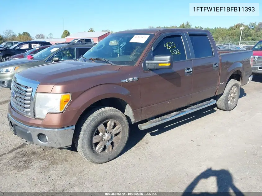 2011 FORD F-150 VIN 1FTFW1EF1BFB11393 — фото 2