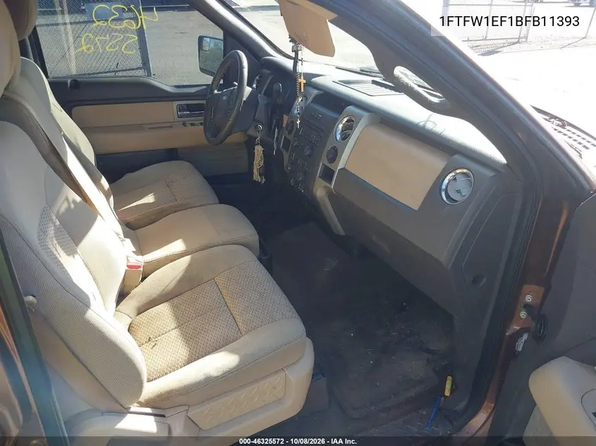 2011 FORD F-150 VIN 1FTFW1EF1BFB11393 — фото 5