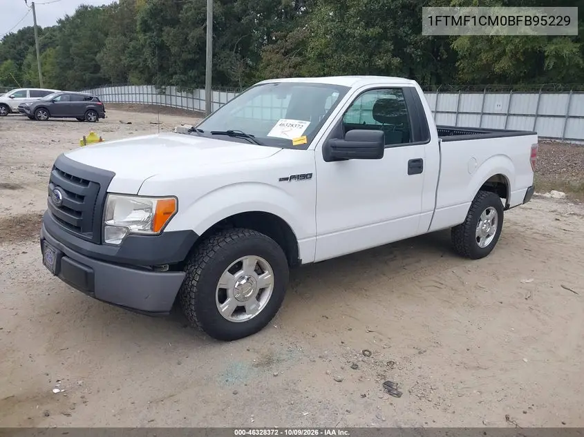 2011 FORD F-150 VIN 1FTMF1CM0BFB95229 — фото 2