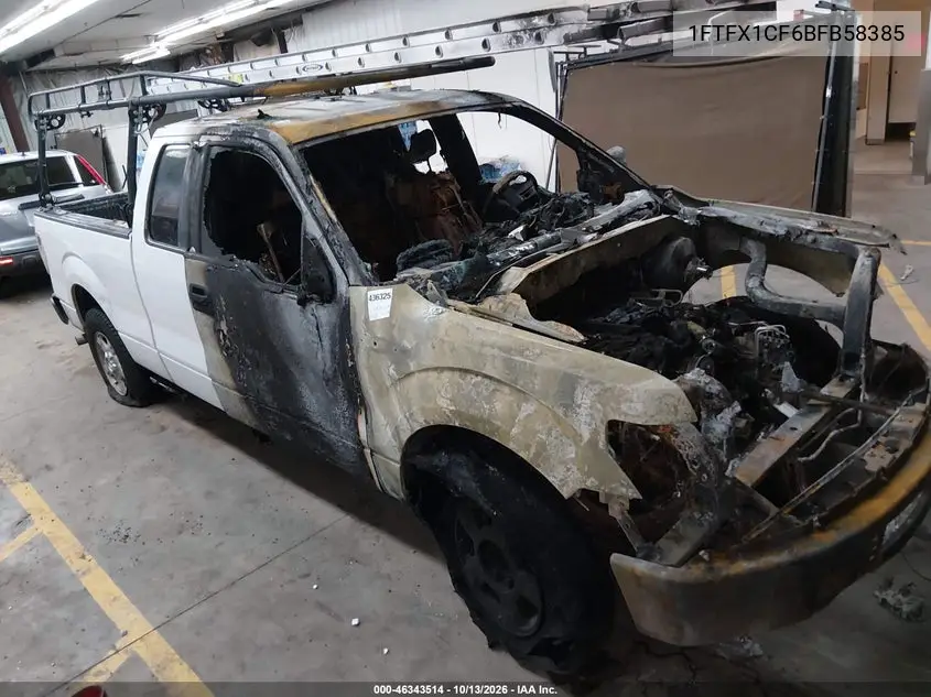 FORD F-150 2011, VIN 1FTFX1CF6BFB58385
