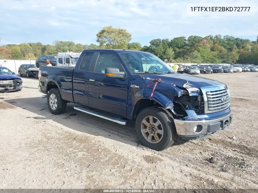 FORD F-150 2011, VIN 1FTFX1EF2BKD72777