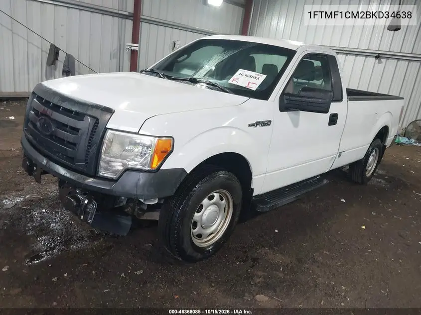 2011 FORD F-150 VIN 1FTMF1CM2BKD34638 — фото 2